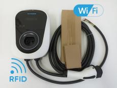 Настенное зарядное устройство Duosida Type 2 / 32А / OCPP /RF карты/ WiFi / 3 фазы с кабелем 5м (без вилки)