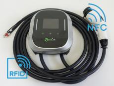 Настенное зарядное устройство Zencar GBT / 16А / RFID / 3 фазы с кабелем 5м (без вилки)