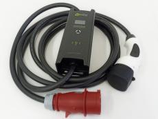 Зарядное устройство ZENCAR Type2 /16А/ 3 фазы с кабелем 5м (пром. вилка 5 конт.)